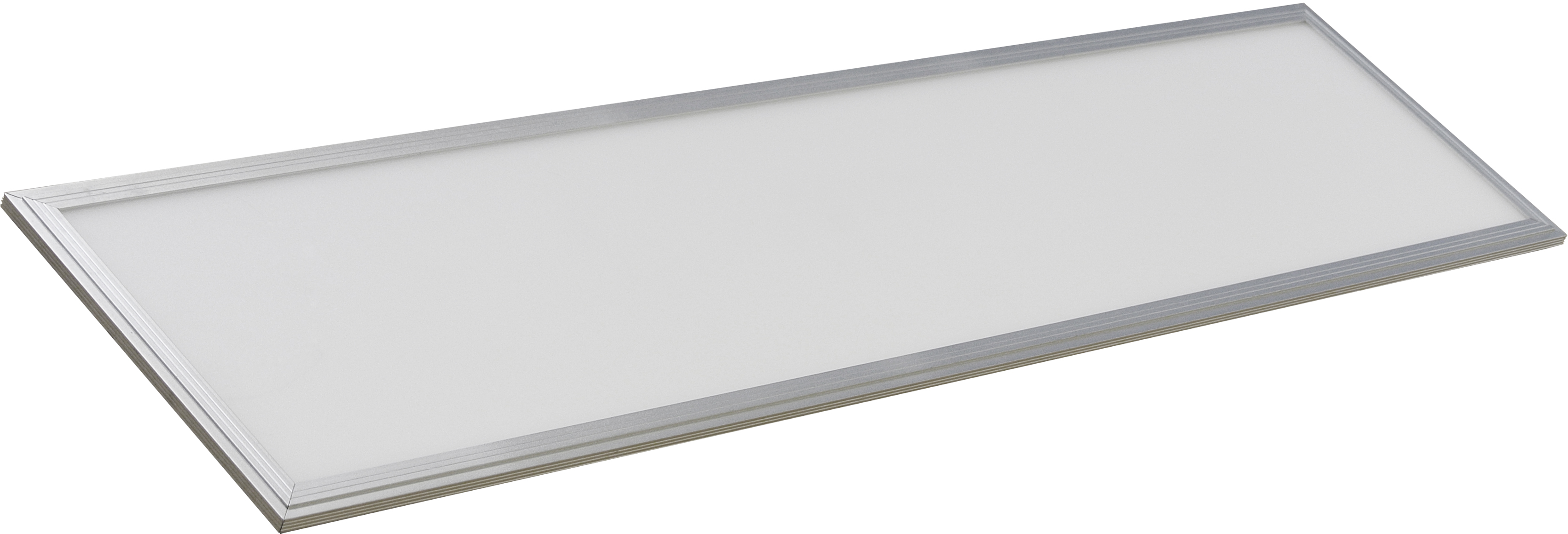 LED panel 1200x300 40W IP20, stříbrný rám, normální bílá
