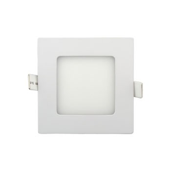 LED podhledové svítidlo FLAT 6W čtverec, teplá bílá