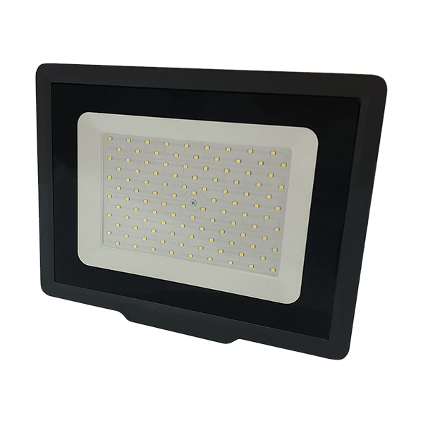 LED venkovní reflektor CITY černý IP65 100W studená bílá