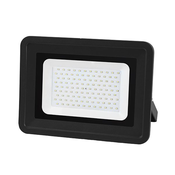 LED venkovní reflektor SLIM SMD CLASSIC2 černý IP65 100W neutrální bílá