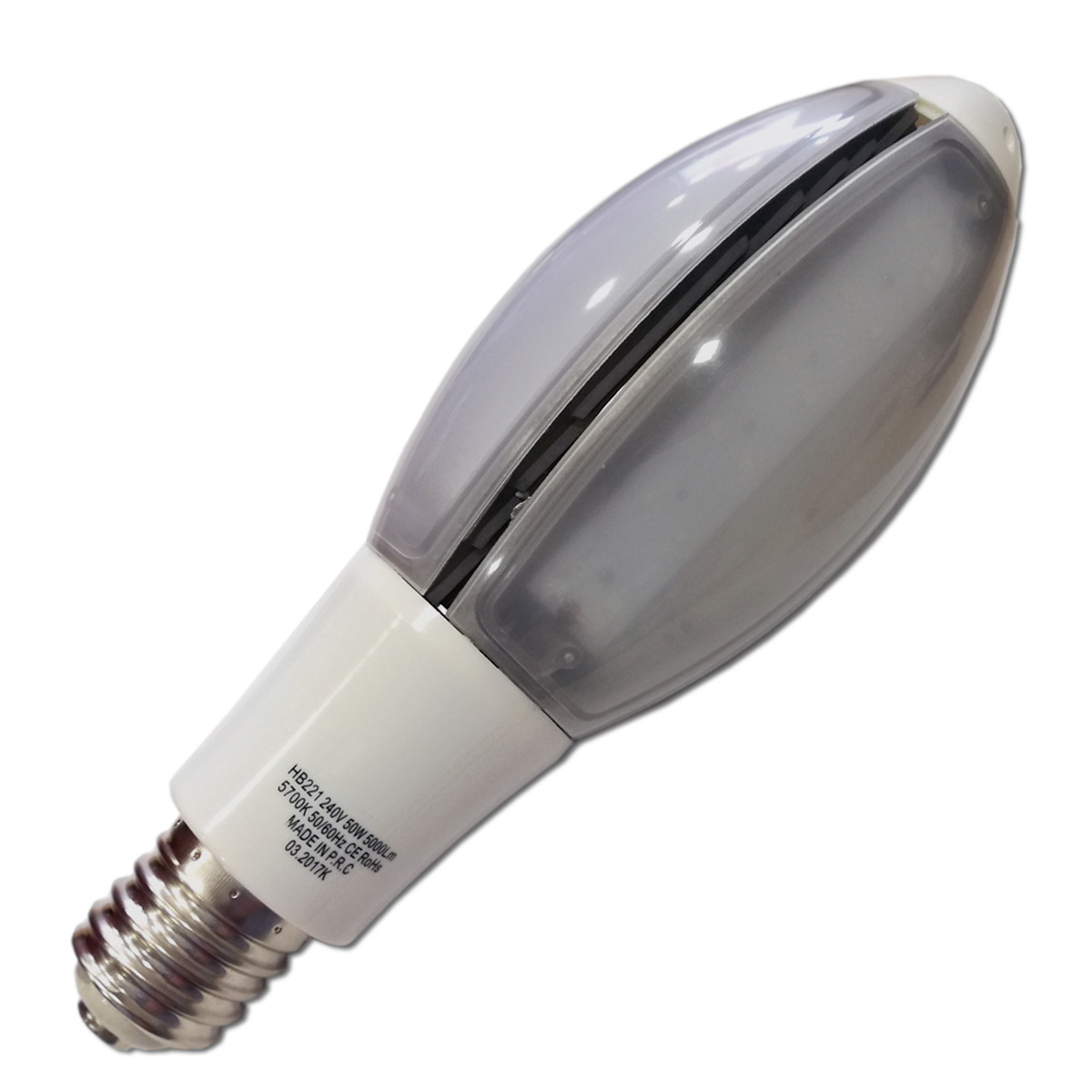 LED žárovka CORN E40 50W bílá 5700K