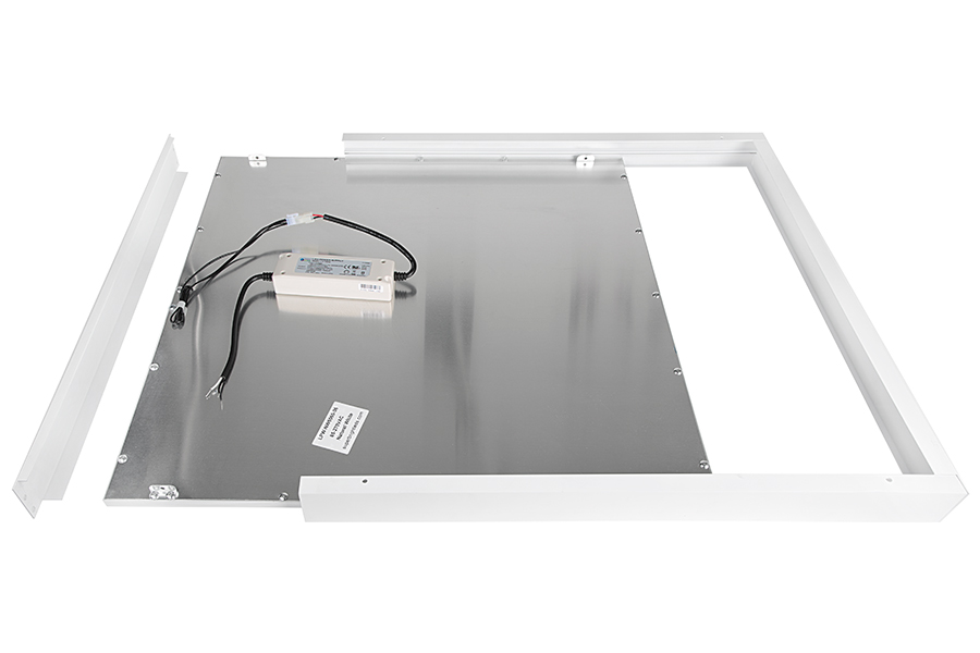 Instalační alu rámeček bílý pro LED panel 60x60, montáž na strop